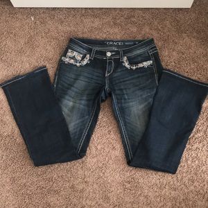 Grace in LA boot cut jeans